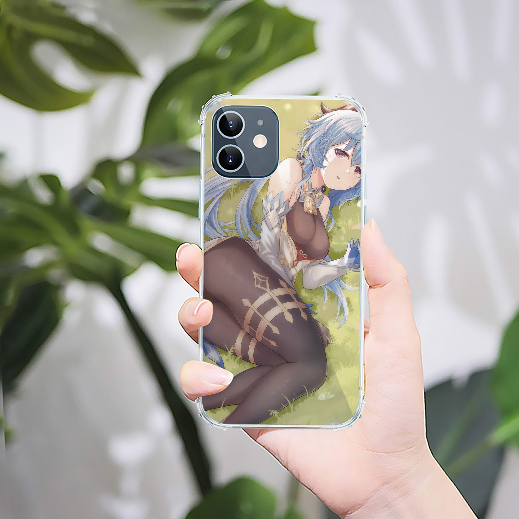 げんし神 genshin 【iPhone 12シリーズ対応】透明スマホケース（クリアソフトケース）